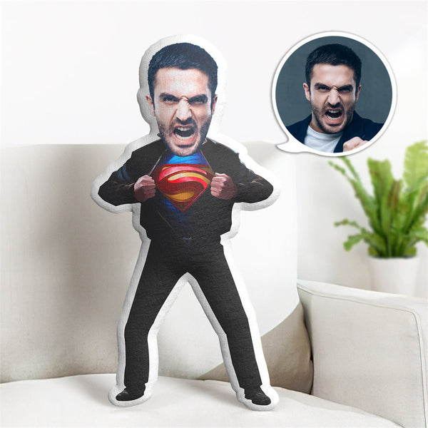 Geschenke Für Papa Personalisiertes Gesichtskissen Foto Superheldenpuppe Personalisierte Superman Im Leben Minime Kissengeschenke Für Ihn