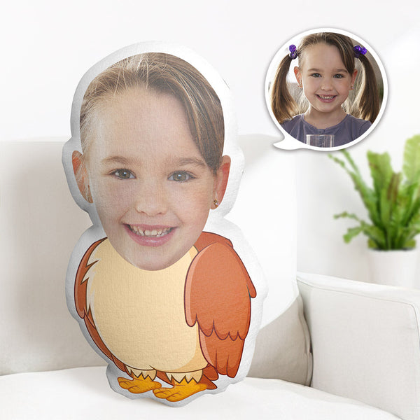 Personalisiertes Gesichtskissen Personalisiertes Fotokissen Eule Minime Kissen Geschenke Für Kinder