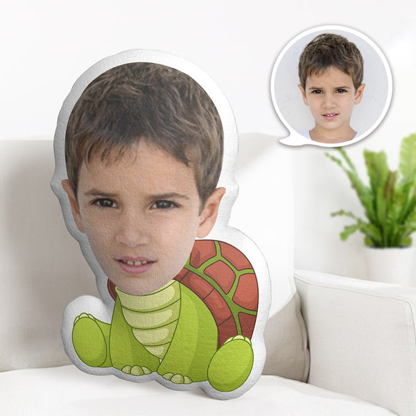 Personalisiertes Gesichtskissen Personalisiertes Fotokissen Schildkröte Minime Kissen Geschenke Für Kinder