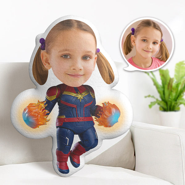 Personalisiertes Gesichtskissen Personalisiertes Fotokissen Fire Wonder Woman Minime Kissen Geschenke Für Kinder