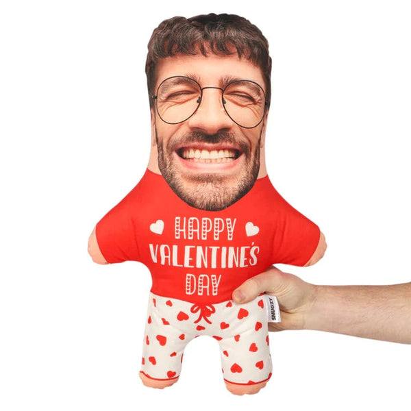 Benutzerdefiniertes Minime-wurfkissen „happy Valentines Day“, Individuelle Gesichtsgeschenke, Personalisiertes Foto-minime-kissen