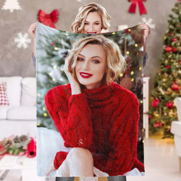 Weihnachtsgeschenke Jahrestag Geschenk Personalisierte Foto Decke Benutzerdefinierte Paar Decke Bestes Geschenk für Sie