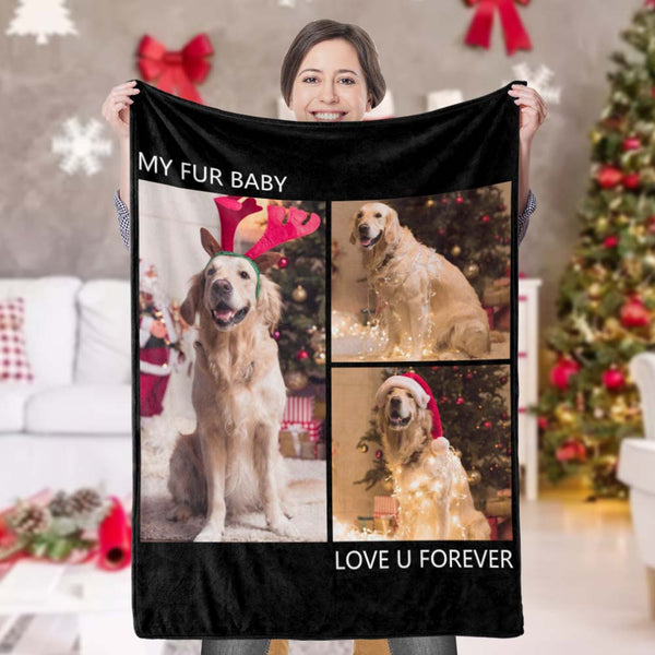 Weihnachtsgeschenke Benutzerdefinierte Decken Personalisierte Foto Decke