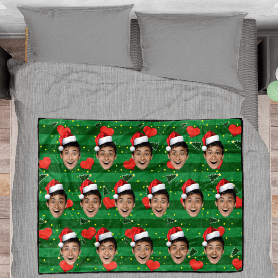 Kundenspezifische Decken Personalisierte Foto Decken Weihnachts Decke