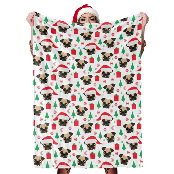 Weihnachts Decke Geschenk Weihnachtsmütze Hunde Decke Frohe Feiertage Vlies Decke