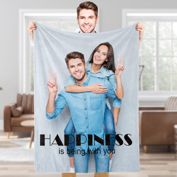 Personalisierte Decken Mit Fotos Und Texten Individuelle Kreativitätsdecken Für Paare Für Sie