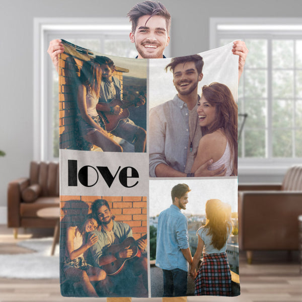 Personalisierte Decken Mit Fotos Und Texten Kundenspezifische Gruppen-fotodecken Für Mehrere Personen Souvenirs Für Freunde
