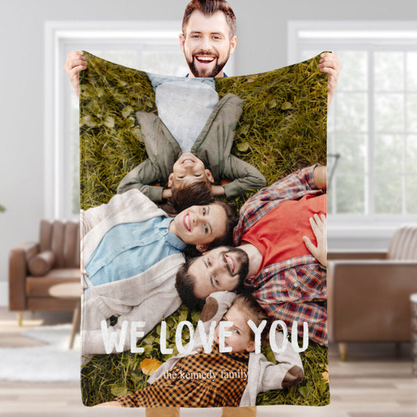 Personalisierte Decken Mit Fotos Und Texten Kundenspezifische Gruppen-fotodecken Für Mehrere Personen Souvenirs Für Freunde - dephotoblanket