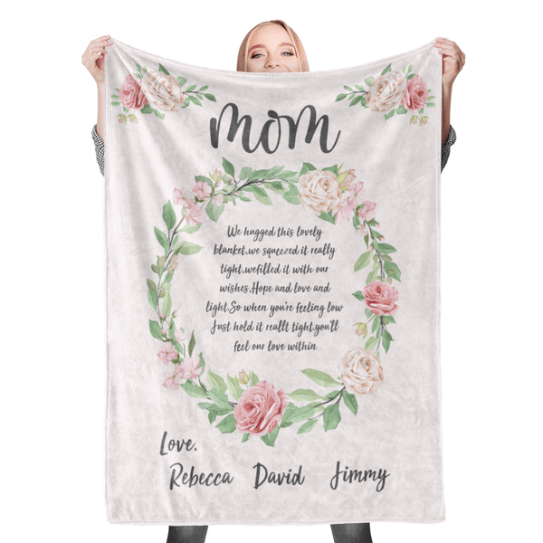 Personalisierte benutzerdefinierte Name Decke Muttertag Decke Muttertag Geschenke