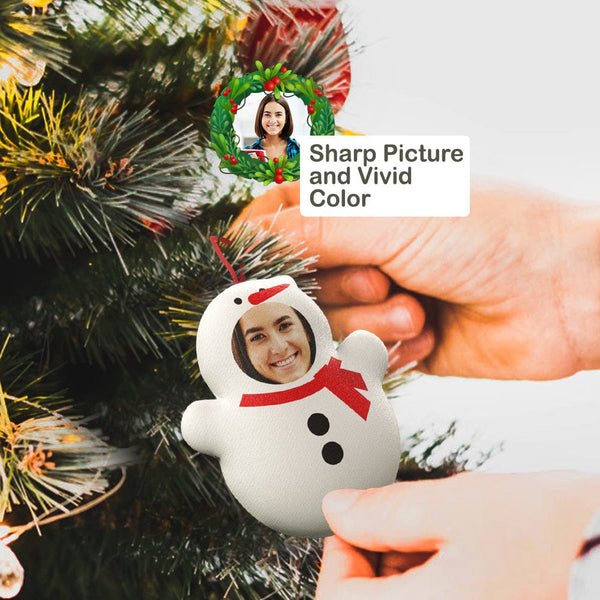 Weihnachtsüberraschungsgeschenke, Weihnachtsfoto-hängedekorationen, Blindbox, Benutzerdefiniertes Gesicht, Weihnachts-hängeornamente