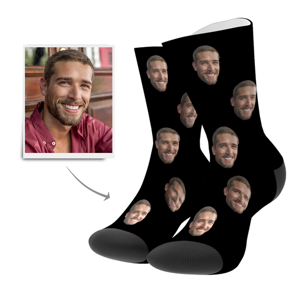 Vatertagsgeschenk Personalisierte Gesicht Socken Gesicht Socken Foto Socken Bedrucken Mit Foto