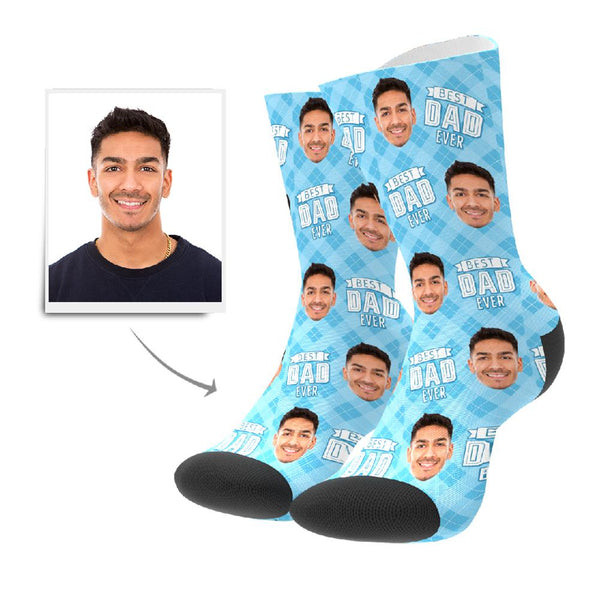 Vatertagsgeschenk Bester Vater den es gib Personalisierte Gesicht Socken