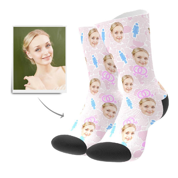 Personalisierte Foto Socken Gesicht Bedrucken Ihr Symbol