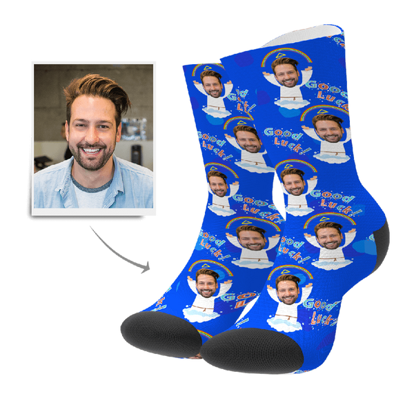 Personalisierte Gesicht Socken - Winkel