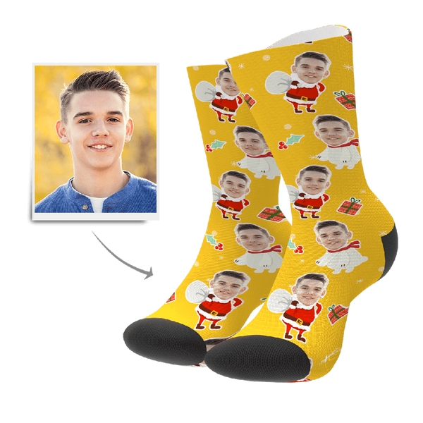 Personalisierte Gesicht Socken - Weihnachtsgeschenk