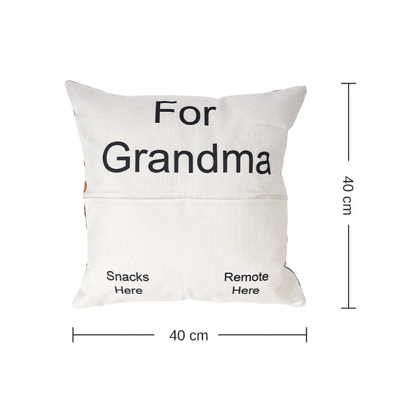 Benutzerdefinierter Foto-kissenbezug, Ferntaschen-kissenbezug, Personalisierter Text Für Vater, Opa, Oma