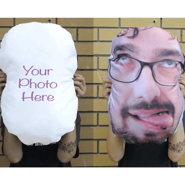 Kundenspezifisches Foto Kissen,  Kundenspezifisches Gesicht Kissen, 3D Porträt Kissen