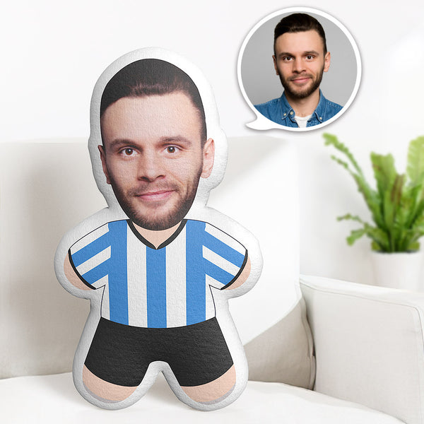 Benutzerdefinierte Gesicht Fußballmannschaft Geschenke Personalisierte Foto Argentinien Minime Kissen