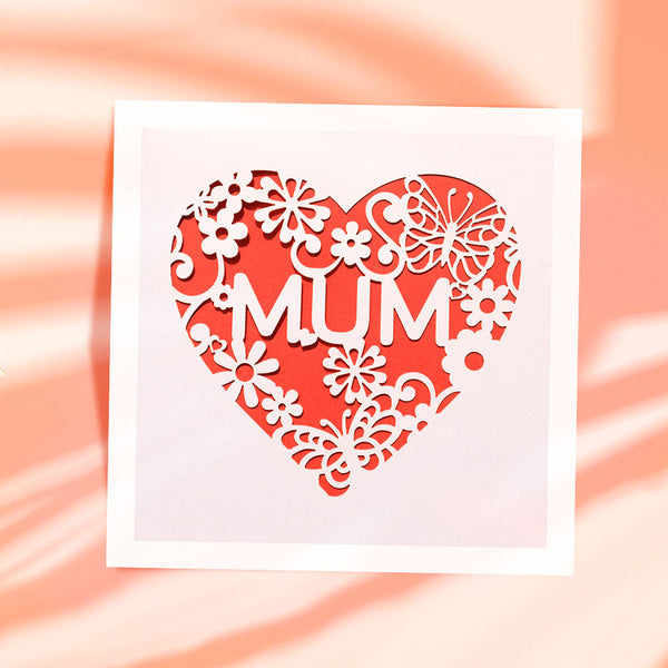 Muttertagskarte Mama 3D-Pop-Up-Grußkarte