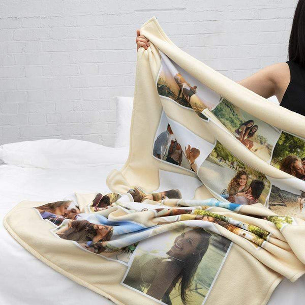 Geschenke für Sie Individuelle Decken Paar Decke Personalisierte Fotodecken Individuelle Collagen Decken Bis zu 6 Fotos