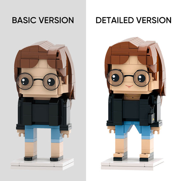 Ganzkörper Anpassbare 1 Person Detaillierte Version Custom Brick Figures Small Particle Block Toy Absolventen Für Sie
